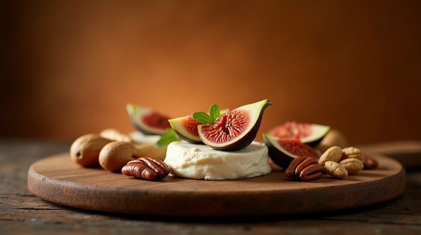 Indulge in the creamy sweetness of Boursin fig and 3 nuts